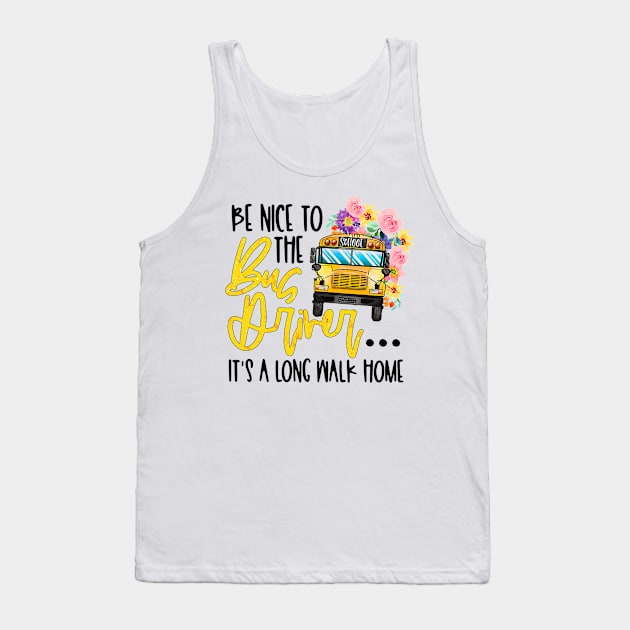 Back To School Be Nice To The Bus Driver Magic School Bus Tank Top by torifd1rosie